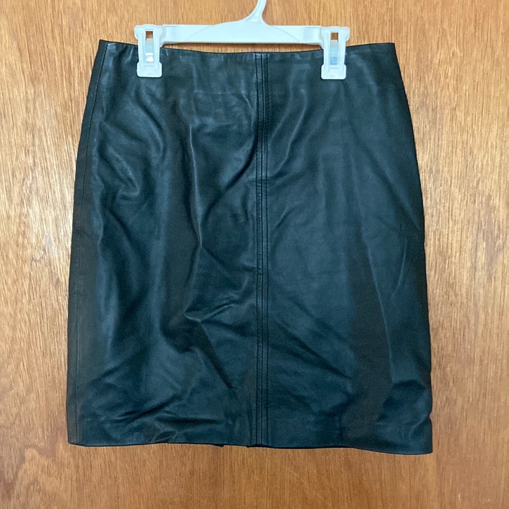 Leather skirt